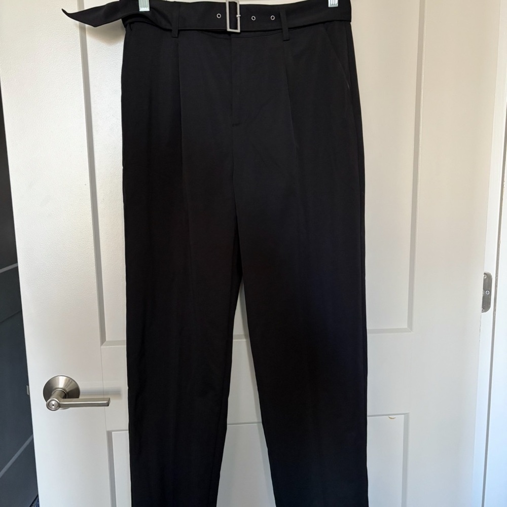 Elegant Black Men's Dress Trousers